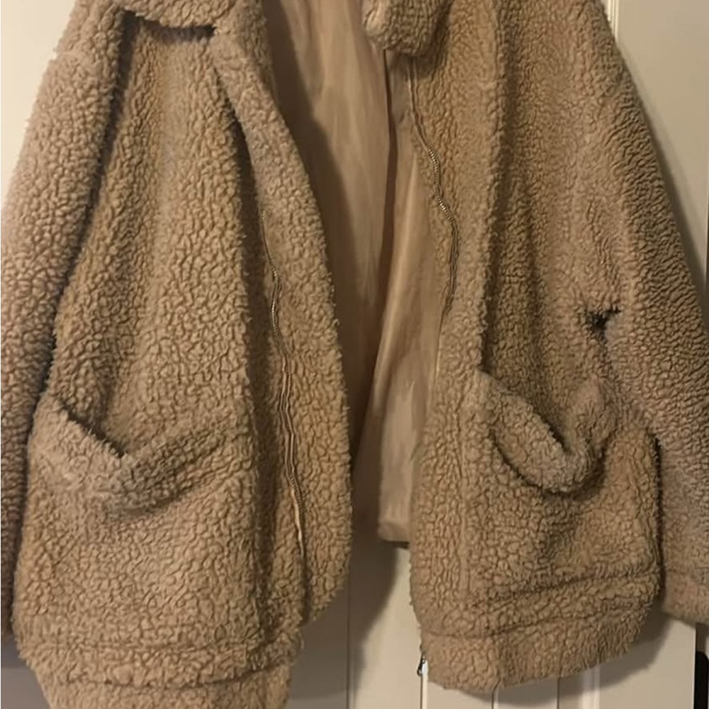 I.AM.GIA Tan Teddy Jacket